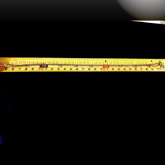 A sterling silver necklace with wire wrapped agate. 20” total length. - Picture 5 of 5